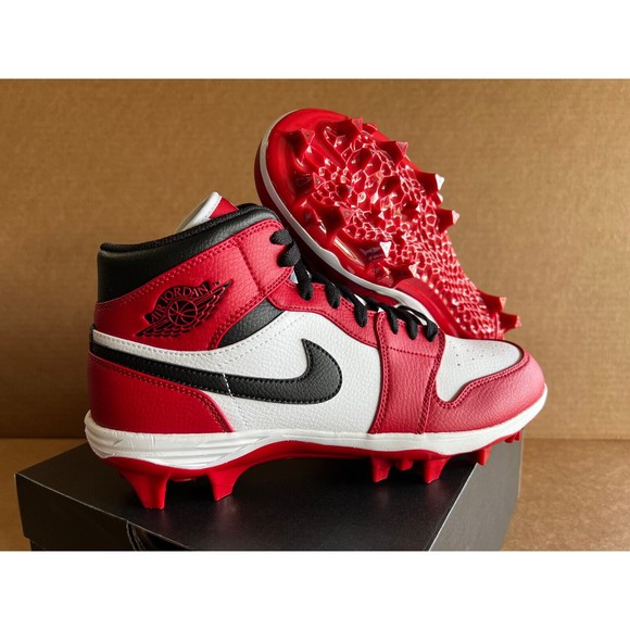 All Sizes - Air Jordan 1 Mid TD Chicago Lost & Found Football Cleats FJ6805-106 main image 9